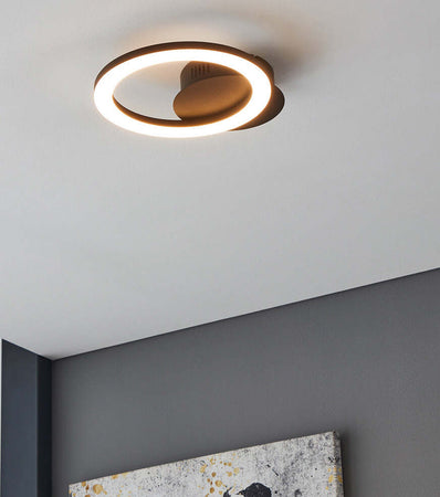 Applique-Moderna-Parrapos-Z-Led-Acciaio-Nero