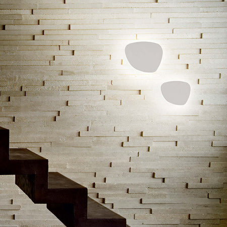 Applique-Moderna-Peggy-Alluminio-Bianco-1-Luce-16,5W-3000K-Luce-Calda