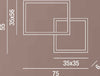 Applique-moderna-Perenz-CROSS-6595-B-CT-LED-bianco-dinamico-lampada-parete-soffitto