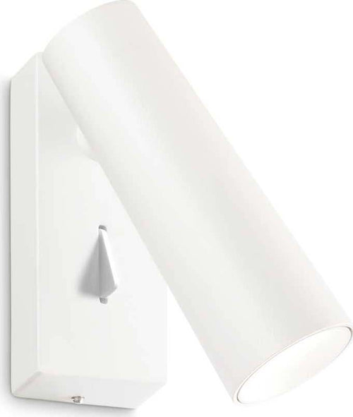 Applique-Moderna-Pipe-Metallo-Bianco-Led-7W-3000K-Luce-Calda