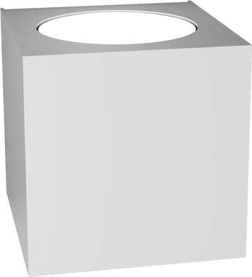Applique-Moderna-Plate-Metallo-Bianco-2-Luci-Gx53-Biemissione