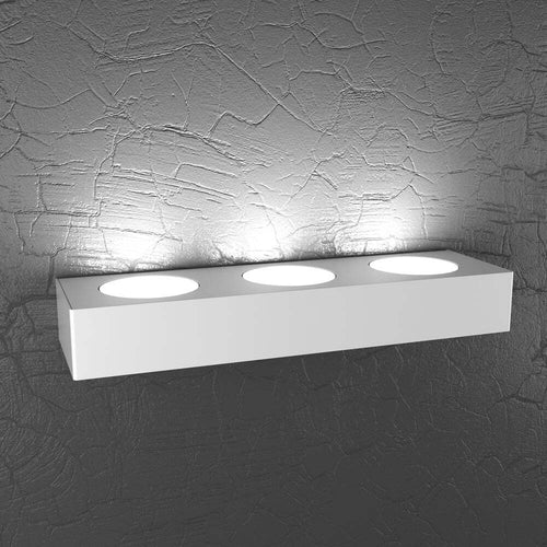 Applique-Moderna-Plate-Metallo-Bianco-3-Luci-Gx53