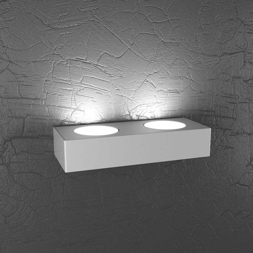 Applique-Moderna-Plate-Metallo-Grigio-2-Luci-Gx53