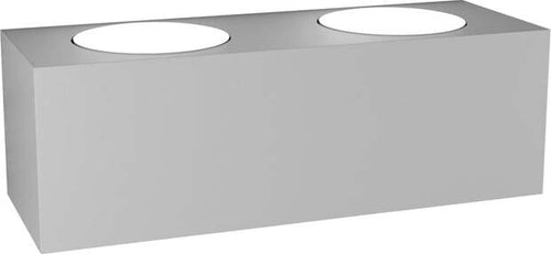 Applique-Moderna-Plate-Metallo-Grigio-4-Luci-Gx53