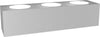 Applique-Moderna-Plate-Metallo-Grigio-6-Luci-Gx53