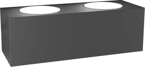 Applique-Moderna-Plate-Metallo-Grigio-Antracite-4-Luci-Gx53