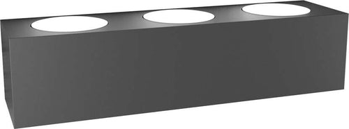 Applique-Moderna-Plate-Metallo-Grigio-Antracite-6-Luci-Gx53