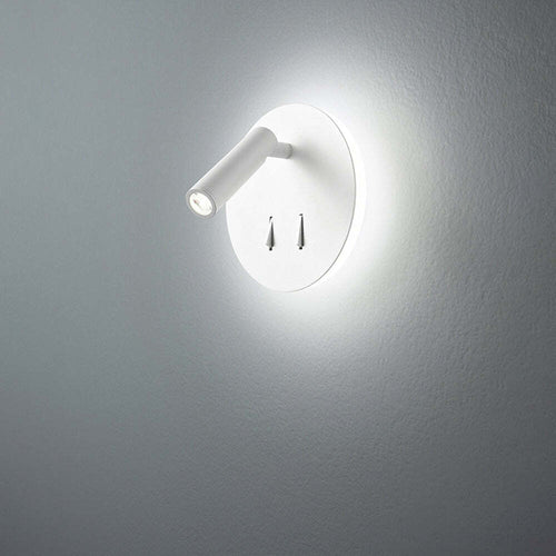 Applique-Moderna-Plug-Bianco-Led-Rosone-Tondo