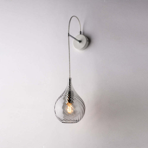 Applique-Moderna-Pluvia-Grigio-Fumè-1-Luce-E14