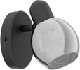 Applique-Moderna-Pollica-1-Luce-Acciaio-Nero