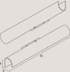 Applique-Moderna-Pop-Metallo-Bianco-Led-28W
