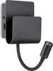 Applique-Moderna-Probe-Metallo-Nero-2-Luci-9W-3000K-Luce-Calda
