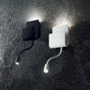 Applique-Moderna-Probe-Metallo-Nero-2-Luci-9W-3000K-Luce-Calda