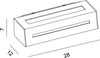 Applique-moderna-Promoingross-ASTER-7271-A-E27-LED-alluminio-biemissione-lampada-parete