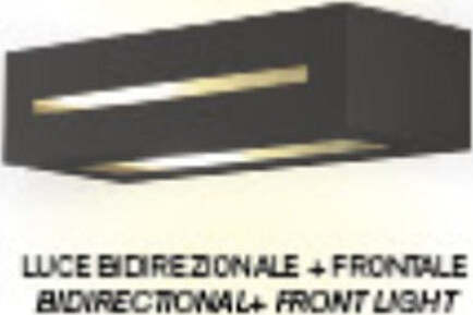 Applique-moderna-Promoingross-ASTER-7271-A-E27-LED-alluminio-biemissione-lampada-parete