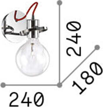 Applique-Moderna-Radio-Metallo-Cromo-1-Luce-E27-8W-3000K-Luce-Calda