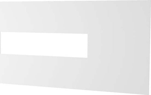 Applique-Moderna-Rettangolare-Wally-Metallo-Bianco-2-Luci-2G11-40Cm