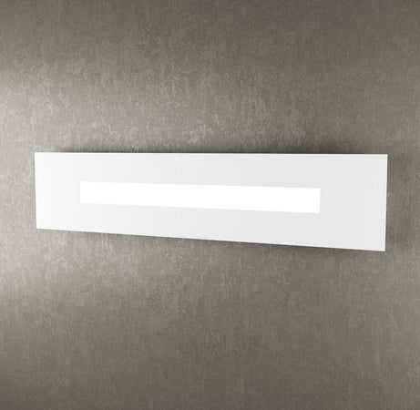 Applique-Moderna-Rettangolare-Wally-Metallo-Bianco-2-Luci-2G11-71Cm