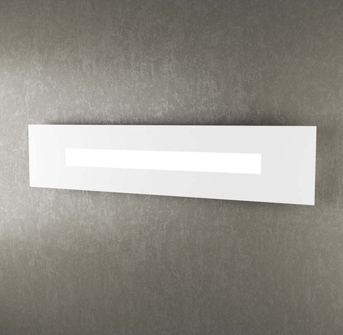 Applique-Moderna-Rettangolare-Wally-Metallo-Bianco-2-Luci-2G11-71Cm