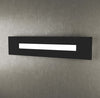 Applique-Moderna-Rettangolare-Wally-Metallo-Nero-2-Luci-2G11-71Cm