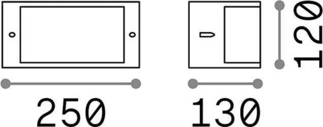 Applique-Moderna-Rex-1-Alluminio-Materie-Plastiche-Antracite-1-Luce-E27