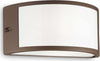 Applique-Moderna-Rex-1-Alluminio-Materie-Plastiche-Coffee-1-Luce-E27