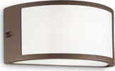 Applique-Moderna-Rex-1-Alluminio-Materie-Plastiche-Coffee-1-Luce-E27