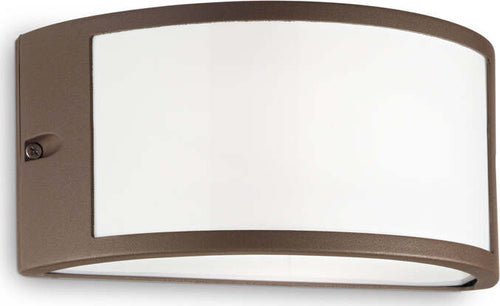 Applique-Moderna-Rex-1-Alluminio-Materie-Plastiche-Coffee-1-Luce-E27