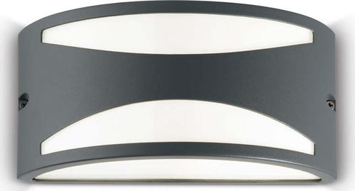 Applique-Moderna-Rex-3-Alluminio-Materie-Plastiche-Antracite-1-Luce-E27