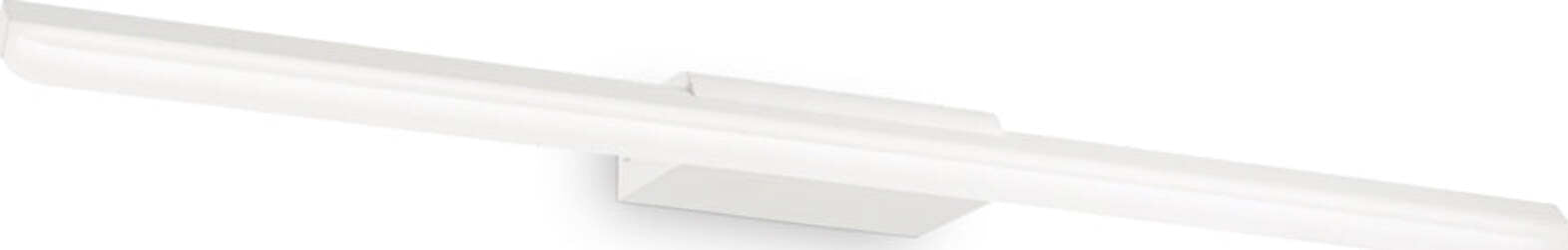 Applique-Moderna-Riflesso-Alluminio-Bianco-Led-18W-3000K-Luce-Calda