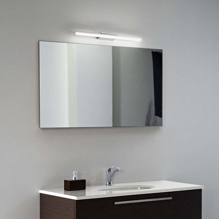 Applique-Moderna-Riflesso-Alluminio-Cromo-Led-11W-3000K-Luce-Calda