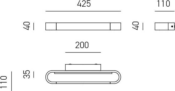 Applique-Moderna-Ring-Alluminio-Bianco-Opaco-E-Acrilico-Led-12W-Luce-Calda