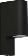Applique-Moderna-Rochester-Alluminio-Nero-Vetro-Bianco-2-Luci-Gu10
