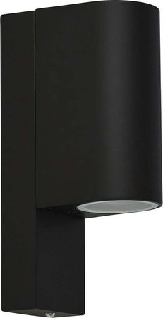 Applique-Moderna-Rochester-Alluminio-Nero-Vetro-Bianco-2-Luci-Gu10