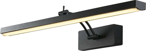 Applique-Moderna-Rodi-Acciaio-Nero-Policarbonato-Led-13,3W-3000K