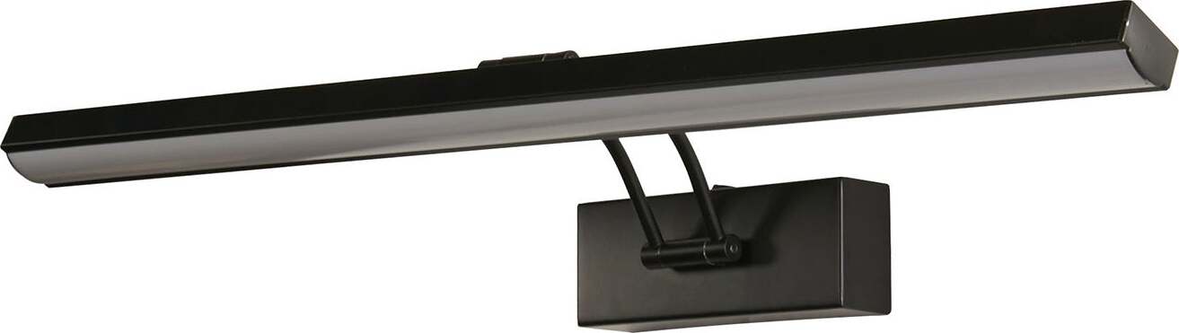 Applique-Moderna-Rodi-Acciaio-Nero-Policarbonato-Led-13,3W-3000K