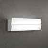 Applique-Moderna-Roof-Metallo-Bianco-Diffusore-Vetro-Extrachiaro-2-Luci-E27