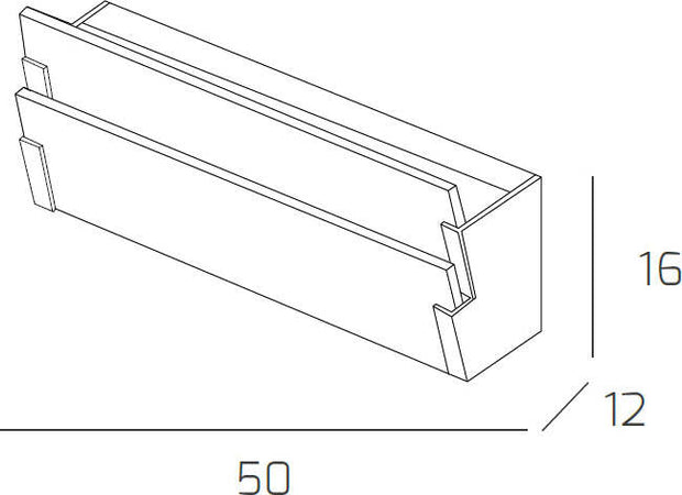 Applique-Moderna-Roof-Metallo-Bianco-Diffusore-Vetro-Extrachiaro-2-Luci-E27