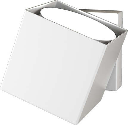 Applique-Moderna-Rotation-Metallo-Bianco-1-Luce-Gx53