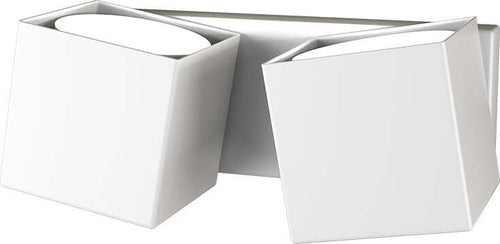 Applique-Moderna-Rotation-Metallo-Bianco-2-Luci-Gx53