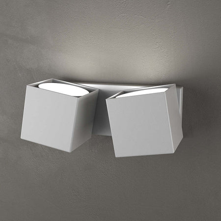 Applique-Moderna-Rotation-Metallo-Grigio-2-Luci-Gx53