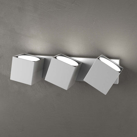 Applique-Moderna-Rotation-Metallo-Grigio-3-Luci-Gx53