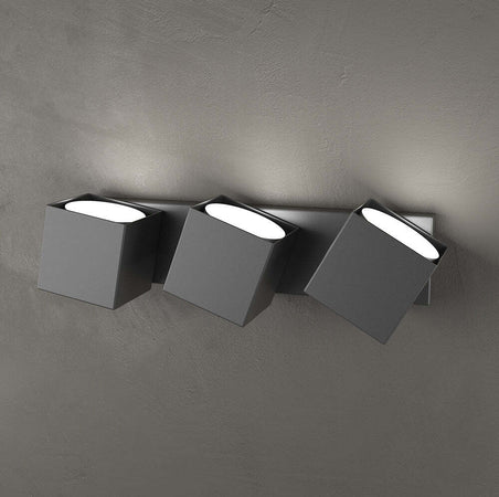 Applique-Moderna-Rotation-Metallo-Grigio-Antracite-3-Luci-Gx53