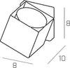 Applique-Moderna-Rotation-Metallo-Sabbia-1-Luce-Gx53