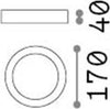 Applique-Moderna-Round-Universal-Alluminio-Plastiche-Bianco-Led-13,5W-3000K-D17