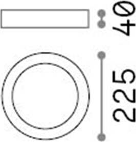 Applique-Moderna-Round-Universal-Alluminio-Plastiche-Bianco-Led-19W-3000K-D22