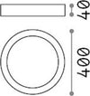 Applique-Moderna-Round-Universal-Alluminio-Plastiche-Bianco-Led-36W-3000K-D40