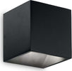 Applique-Moderna-Rubik-Alluminio-Nero-Led-8,5W-3000K-Luce-Calda
