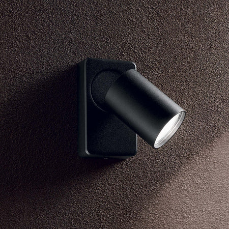 Applique-Moderna-Rudy-Metallo-Nero-1-Luce-7W-3000K-Luce-Calda