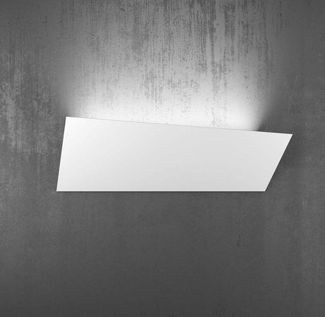 Applique-Moderna-Rumble-Metallo-Bianco-1-Luce-2G11-57,5Cm